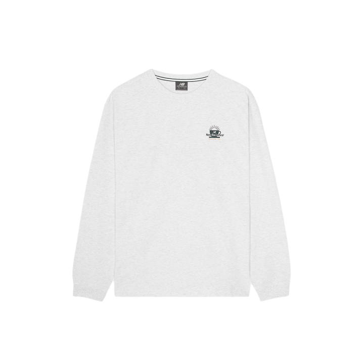 New Balance New Balance T Shirts Unisex Heather Gray Crew Neck Moderate