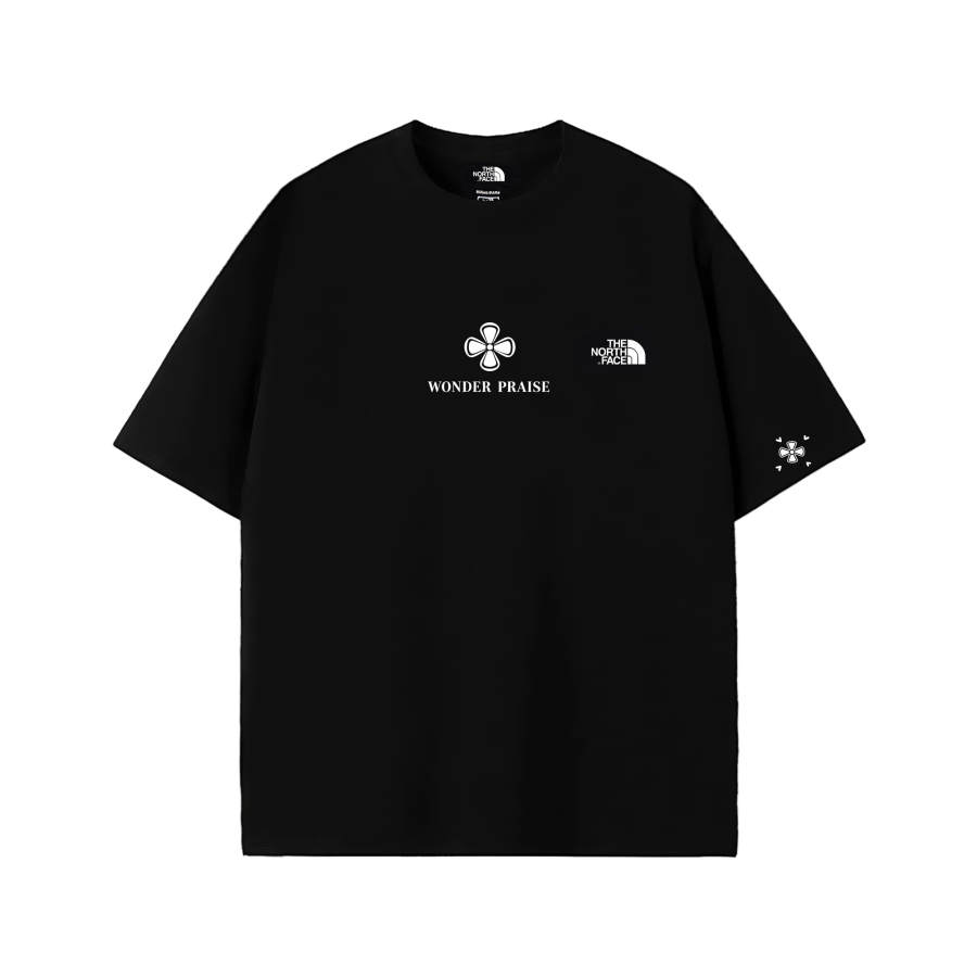 THE NORTH FACE Earth Day Series T Shirts Unisex Black Crew Neck Moderate Straight Fit