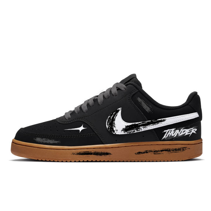 Nike Nike Court Vision 1 Skateboard Shoes Men's Low Top Black