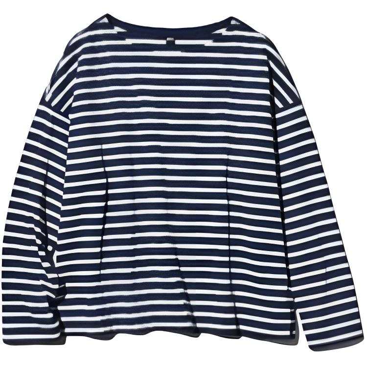UNIQLO FW26 T Shirts Women's 69 Navy Blue Crew Neck