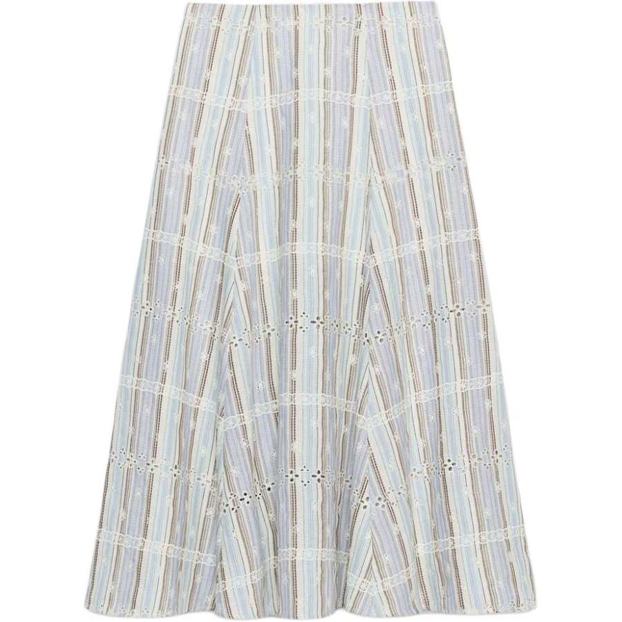 ZARA Casual Long Skirts Women's Multicolor Moderate