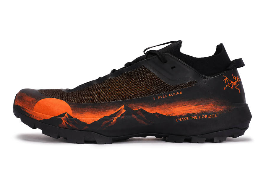 Arcteryx VERTEX ALPINE Mountaineering & Hiking Shoes Men's Low Top Orange