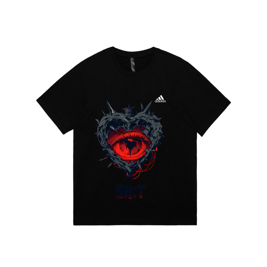 Adidas Adidas MUST HAVES T Shirts Unisex Black Crew Neck Moderate Straight Fit