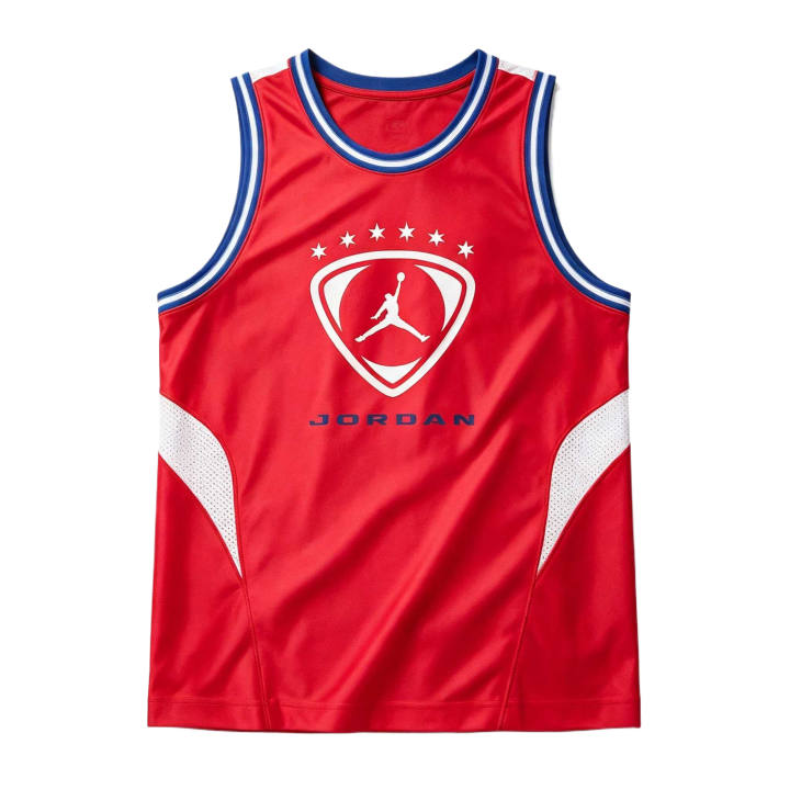 Jordan Jordan Brooklyn Tank Tops Men's University Red/White/White Crew Neck Moderate