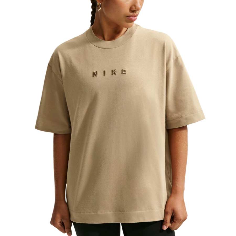 Nike Nike Sportswear T Shirts Women's Parachute Beige Crew Neck