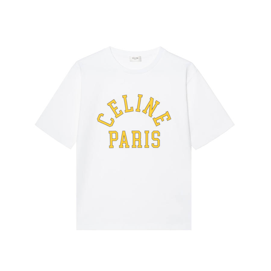 CELINE T Shirts Women's White Crew Neck