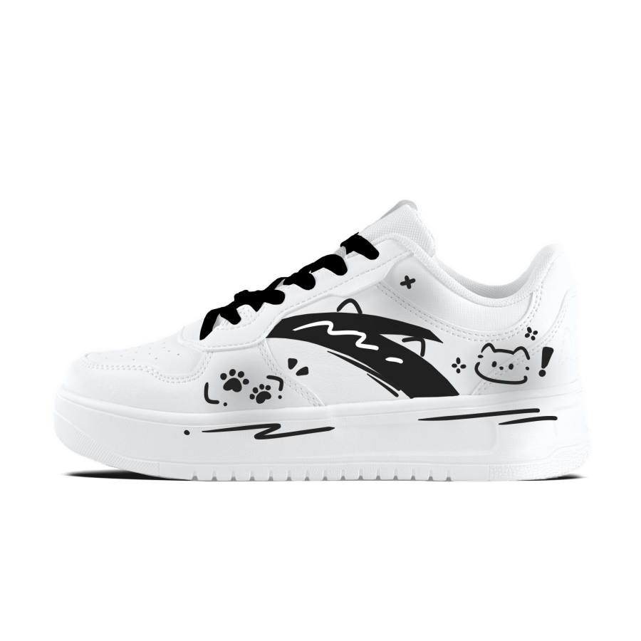 ANTA Easy Skateboard Shoes Unisex Low Top White