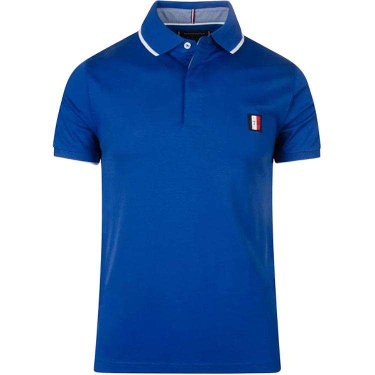Tommy Hilfiger Polo Shirts Men's Royal Blue Moderate