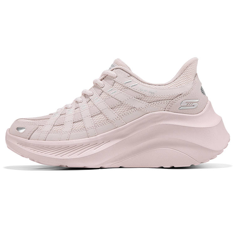 Skechers Bob's SPORT Flashy Platform Shoes Low top Training Shoes Women's Light Pink