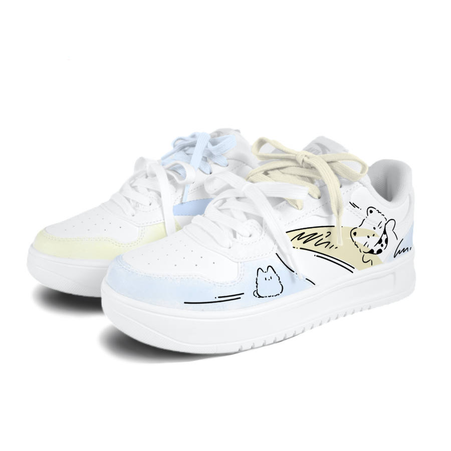 ANTA Easy Skateboard Shoes Unisex Low Top White