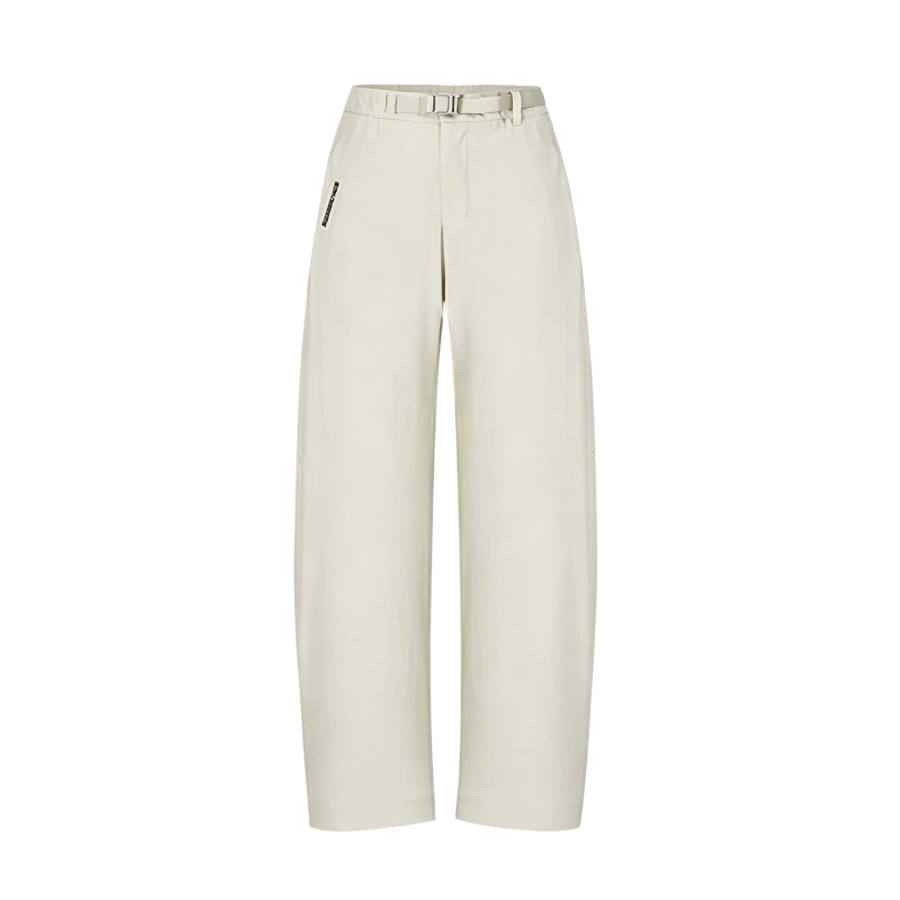 SALOMON Casual Pants Women's Willow Cotton Gray Moderate Straight Fit Pants