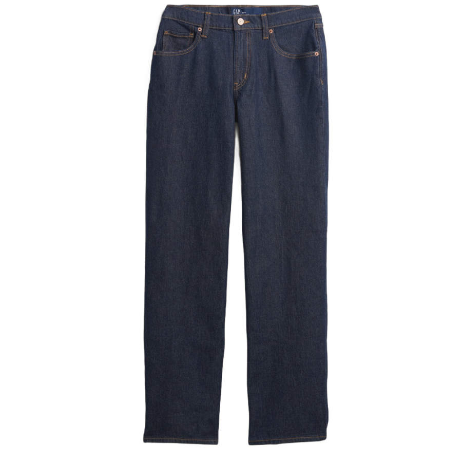 GAP Jeans Women's Dark Color Washed Moderate Straight Fit Pants