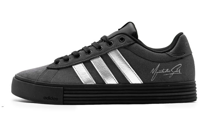 Adidas Adidas Daily 4.0 Skateboard Shoes Unisex Low Top Black/Silver