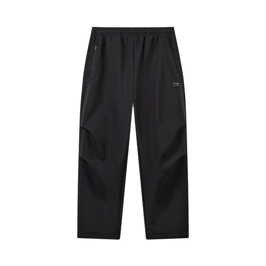 Li-Ning Li Ning Sports Life Collection Sports Pants Men's Black Moderate Straight Fit Pants