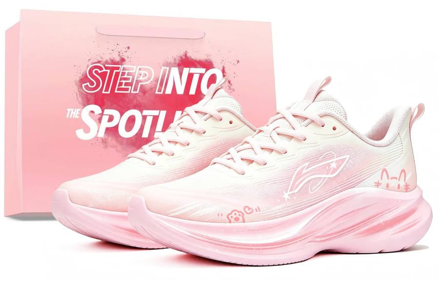 Li-Ning Li Ning Light Breeze Running Shoes Women's Low Top White