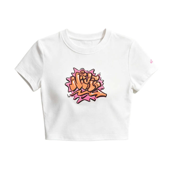 Nike Nike Sportswear T Shirts Women's Peak White Crew Neck Moderate