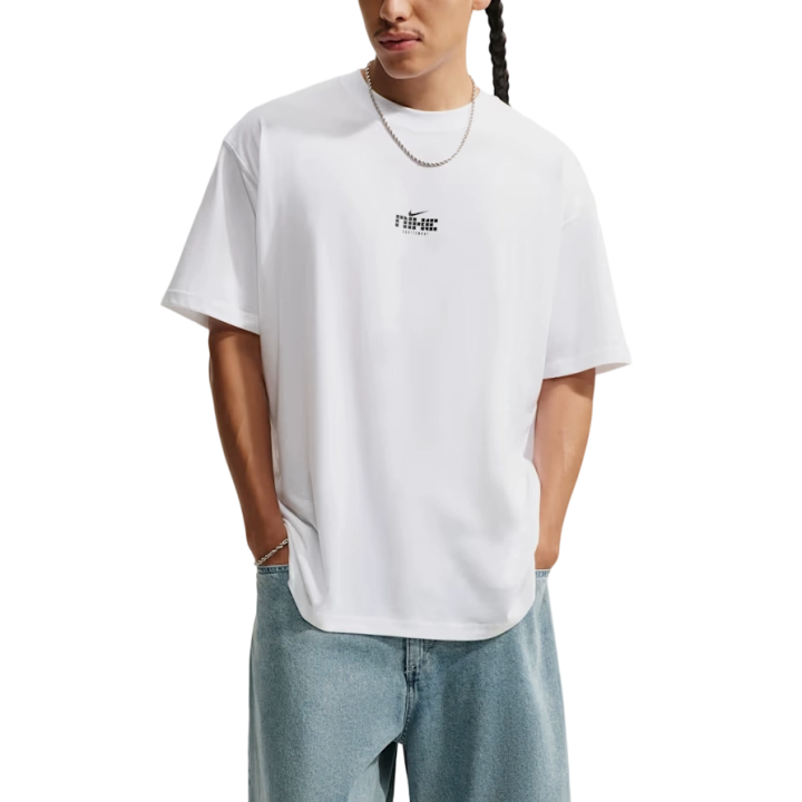 Nike Nike Sportswear T Shirts Men's White Crew Neck Moderate