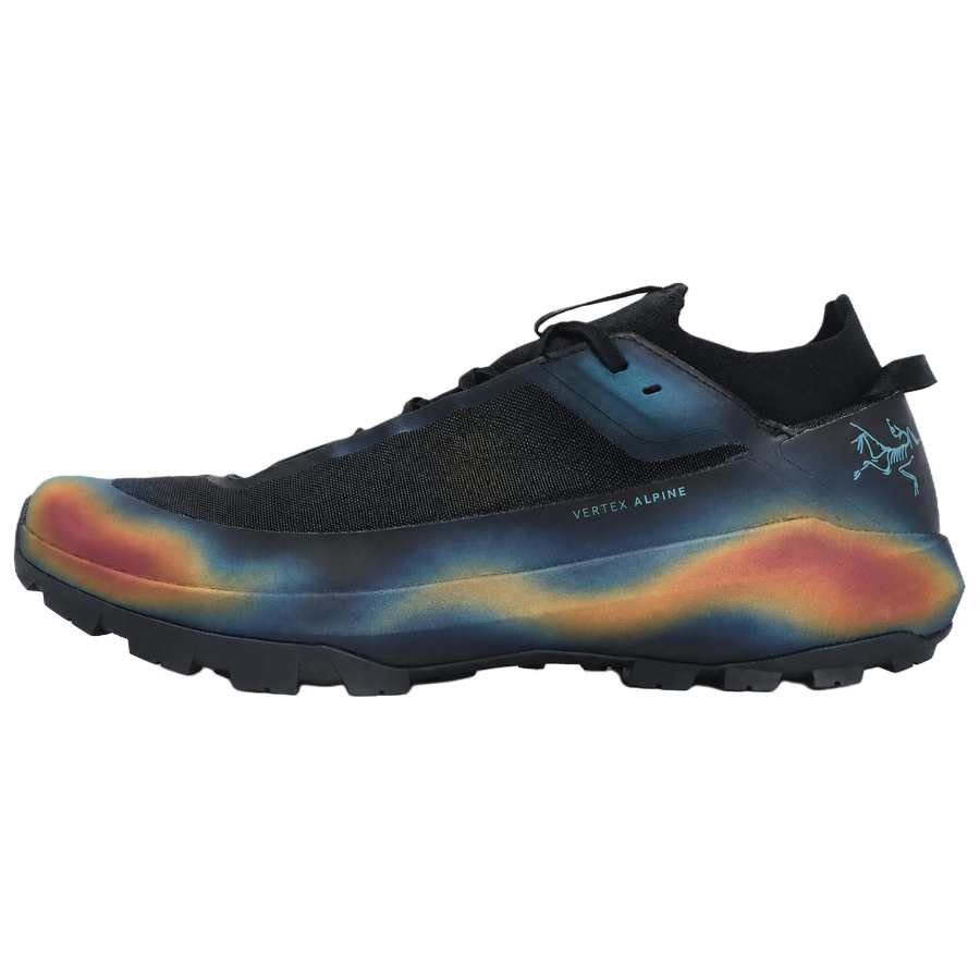 Arcteryx VERTEX ALPINE Mountaineering & Hiking Shoes Women's Low Top Blue Orange Yellow