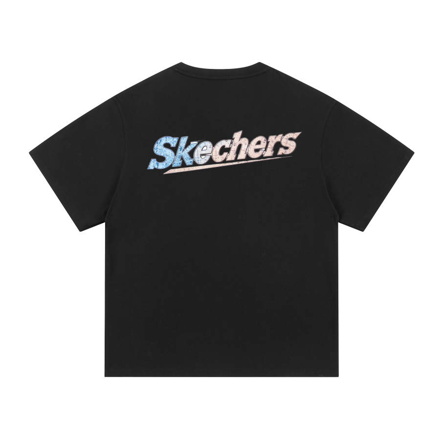 Skechers T Shirts Unisex Crew Neck Thin Straight Fit