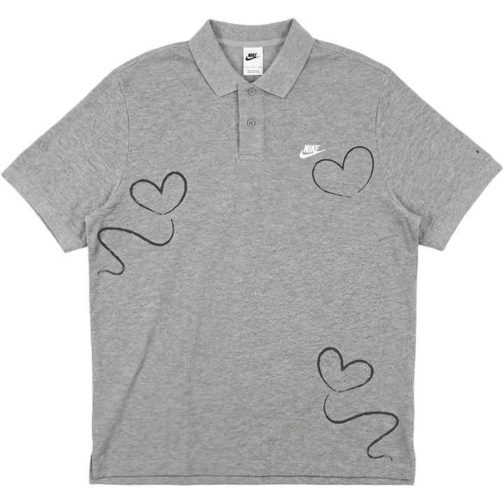 Nike Nike Club Polo Shirts Unisex Gray Polo Collar Moderate