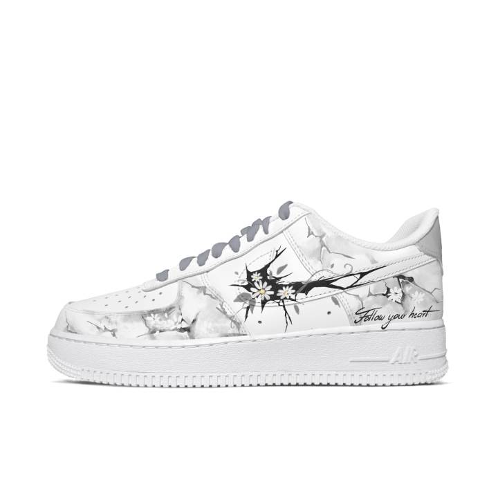 Nike Nike Air Force 1 Skateboard Shoes Men's Low Top White/Black
