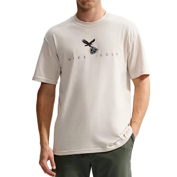Nike Nike Golf Clothing Men's Light Orewood Brown Crew Neck Moderate