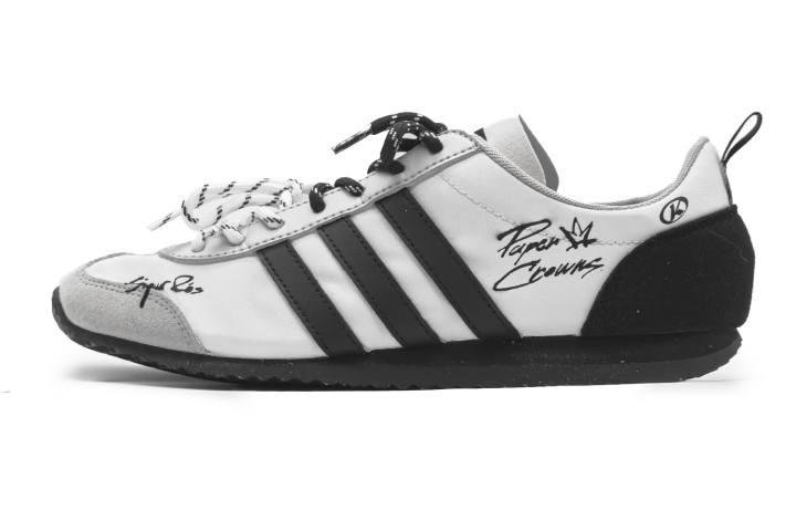 Adidas Adidas VS JOG 2.0 German Army Trainers Unisex Low Top White Black Gray Multicolor