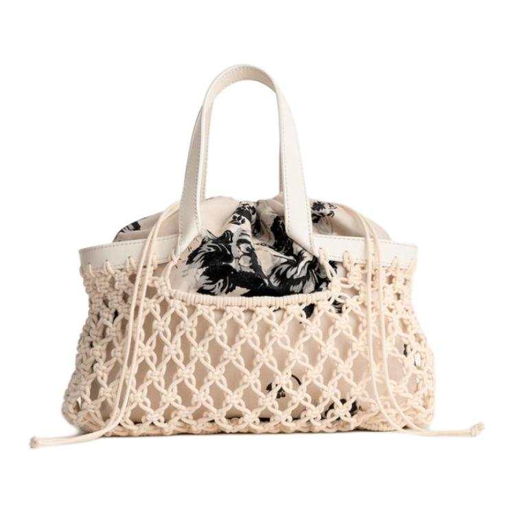 ZARA ZARA Handbags Ecru
