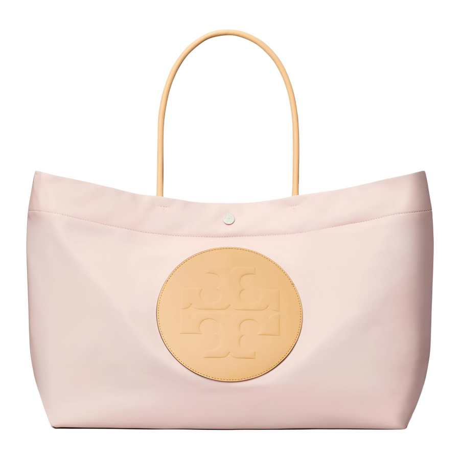 TORY BURCH Ella Nylon Tote Bag, Shoulder Bag Women's Light Pink