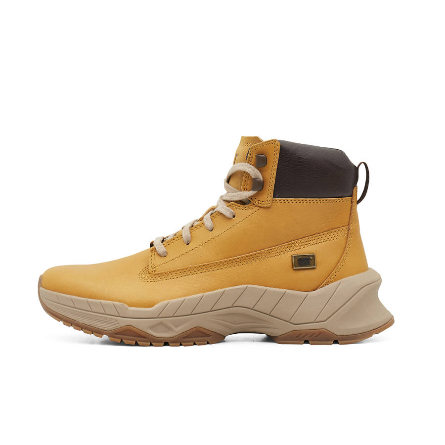 CAT CAT Ankle Boots Men's High Top Yellow