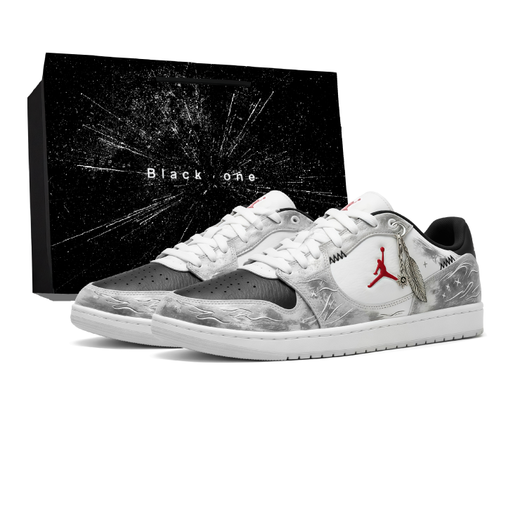 Jordan Jordan COURT CONNECT Skateboard Shoes Men's Low Top White/Black/Gray