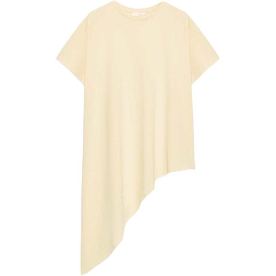 ZARA T Shirts Women's Vanilla Crew Neck