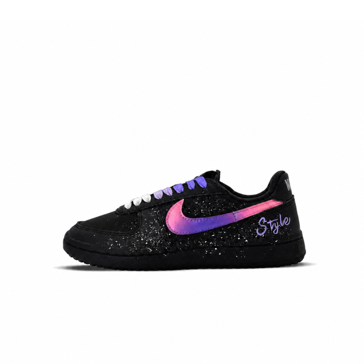 Nike Nike Field General Skateboard Shoes Women's Low Top Pink Purple