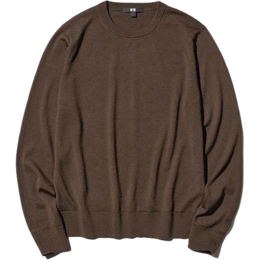 UNIQLO Sweaters Women's Dark Brown Crew Neck Moderate