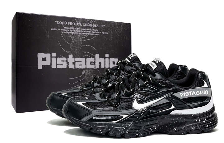 Nike Nike Initiator Running Shoes Men's Low Top Black & White & Gray