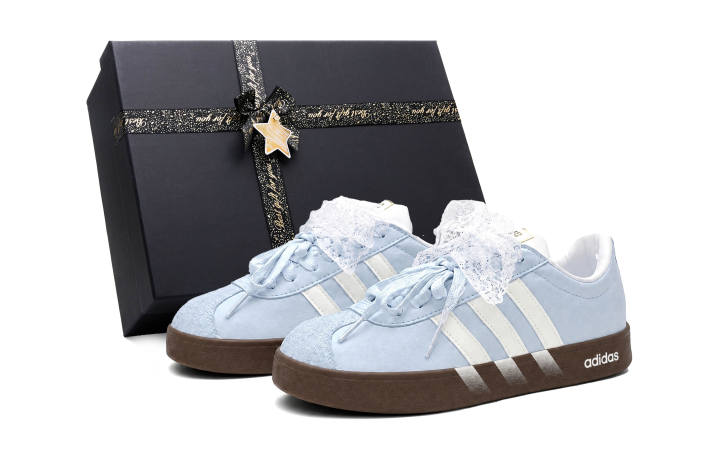 Adidas Adidas Vl Court Classic German Army Trainers Unisex Low Top Blue White