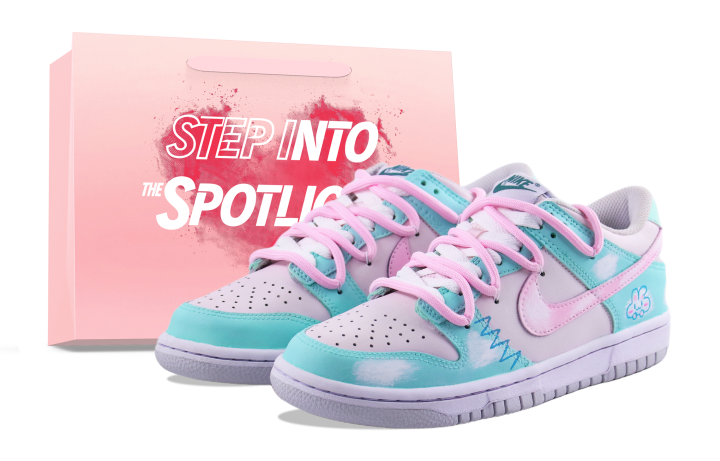 Nike Nike Dunk Skateboard Shoes Women's Low Top Pink