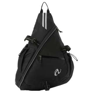 Nerdy Nylon Shoulder Bag, Crossbody Bag Regular Unisex Black