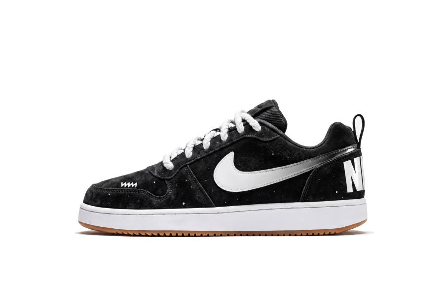 Nike Nike Court Borough Skateboard Shoes Men's Low Top Black/White