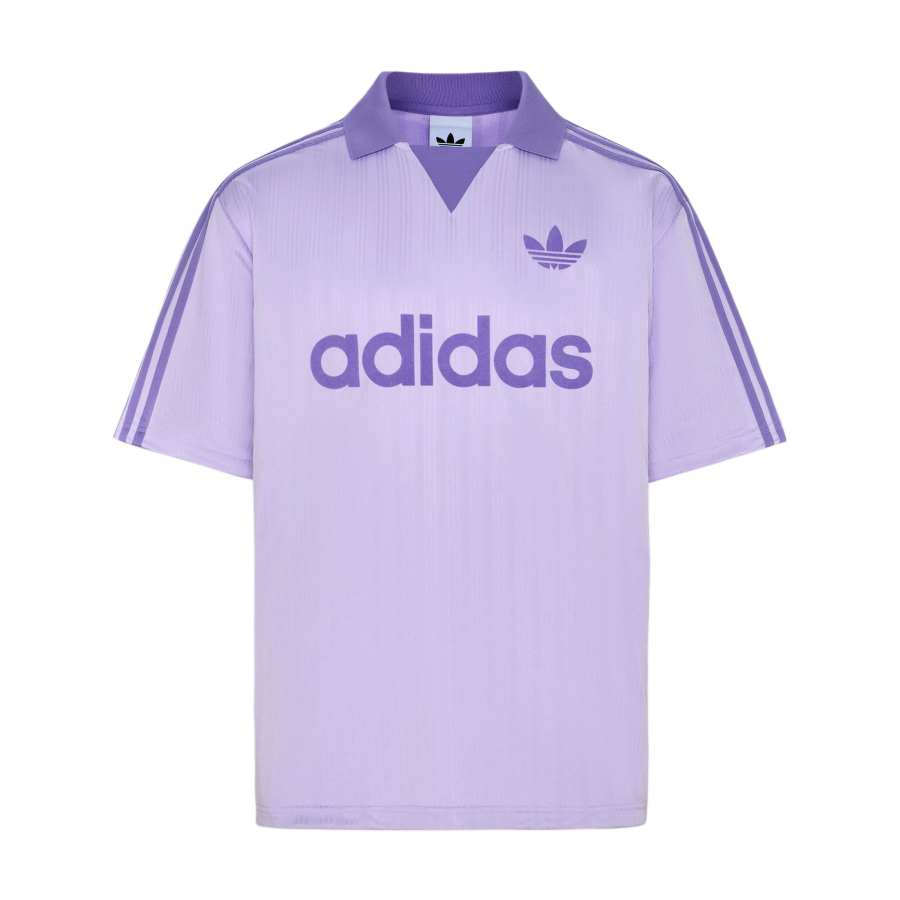Adidas Originals Polo Shirts Men's Lilac Lapel Moderate