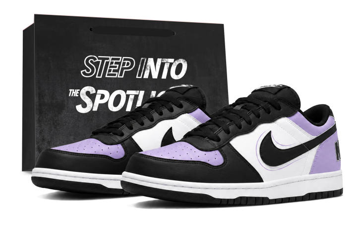 Nike Nike Big Skateboard Shoes Unisex Low Top Purple