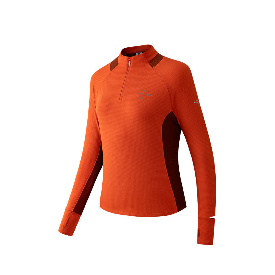 ANTA Knitwear Women's Erosion Orange 4 Thin