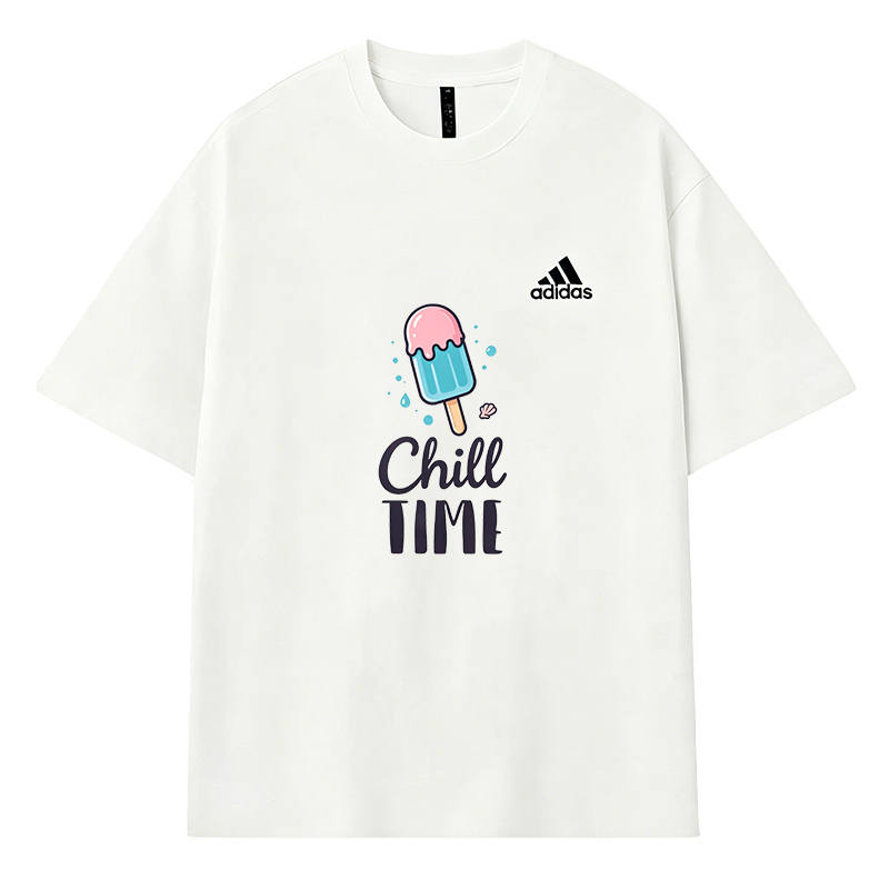 Adidas Adidas MUST HAVES T Shirts Unisex Ecru Crew Neck