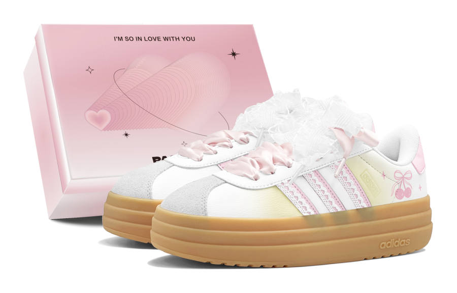 Adidas Adidas VL Court Bold German Army Trainers Women's Low Top White