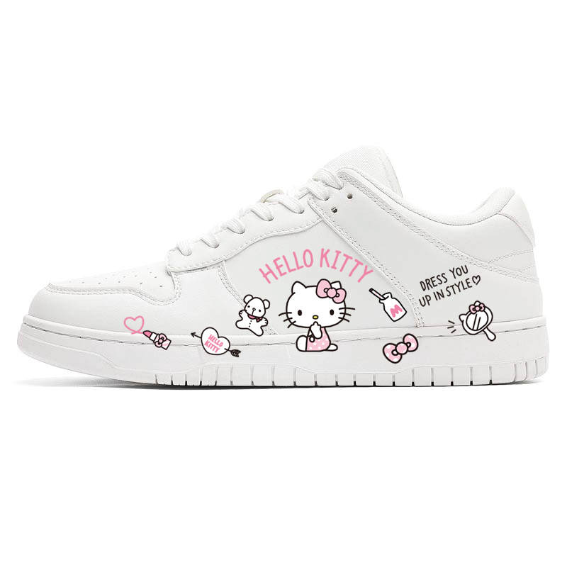 Sanrio Skateboard Shoes Unisex Low Top White