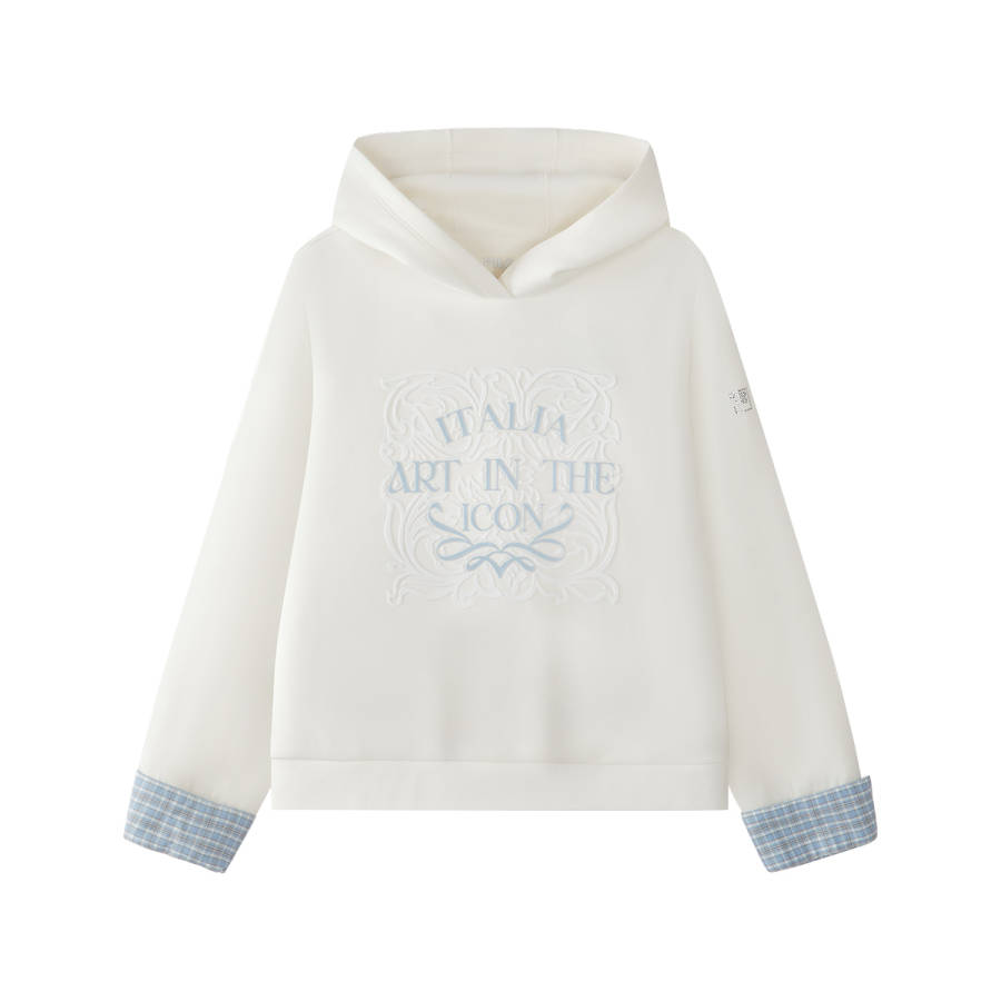 FILA KIDS X UNIVERSITY OF CAMBRIDGE Kids Sweatshirts Hooded Non Detachable Moderate
