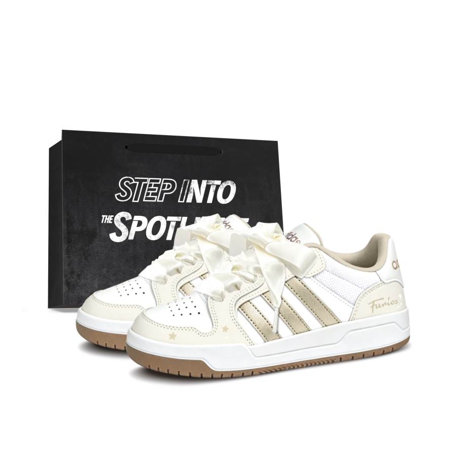 Adidas Adidas ENTRAP Skateboard Shoes Unisex Low Top Ecru
