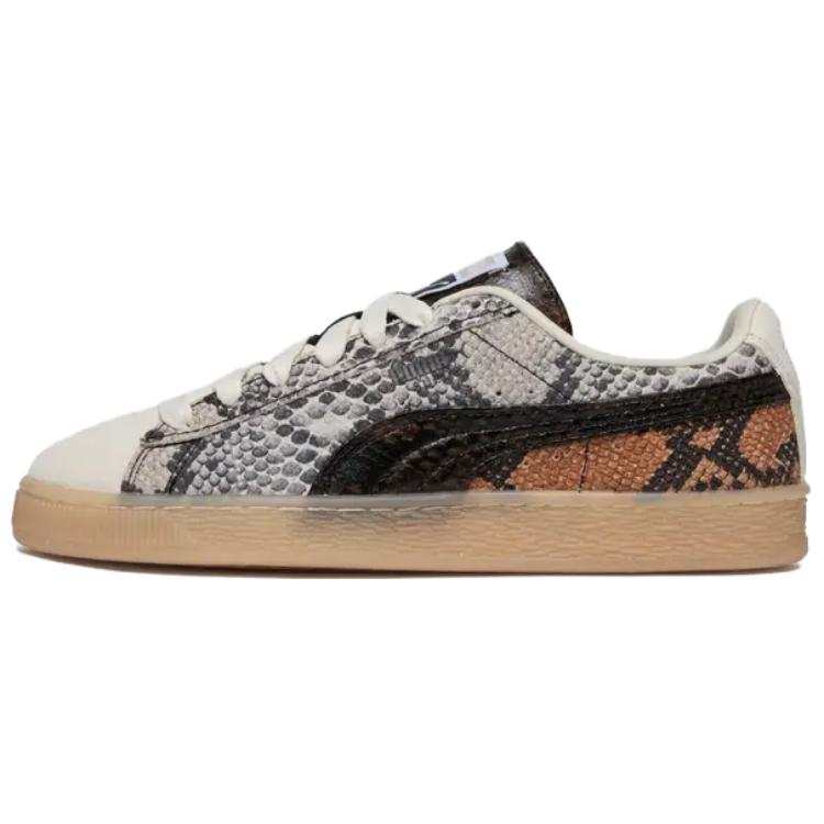PUMA Suede Skateboard Shoes Unisex White Brown