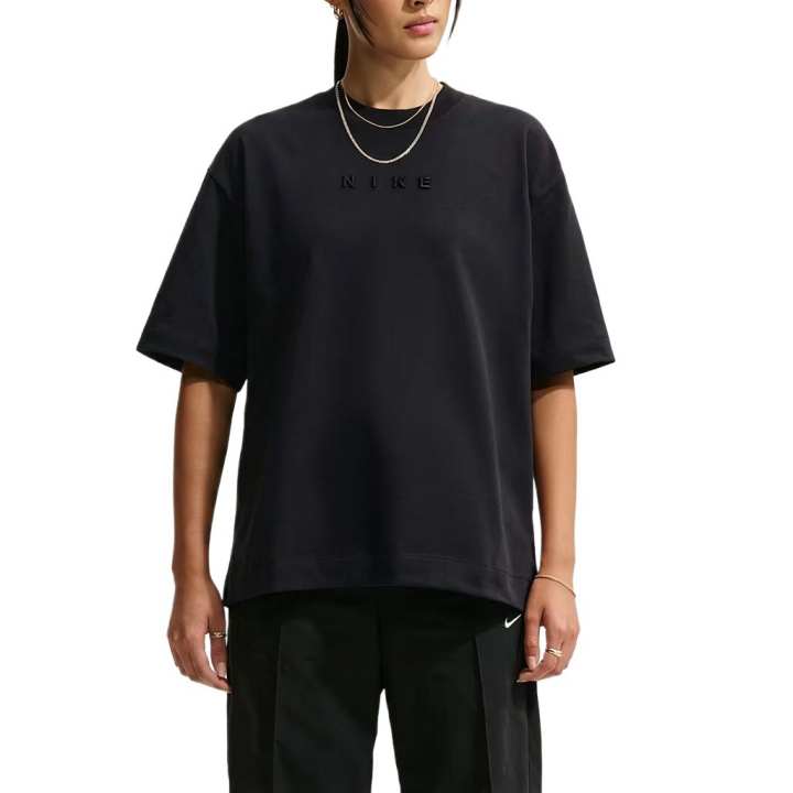 Nike Nike Sportswear T Shirts Women's Black Crew Neck
