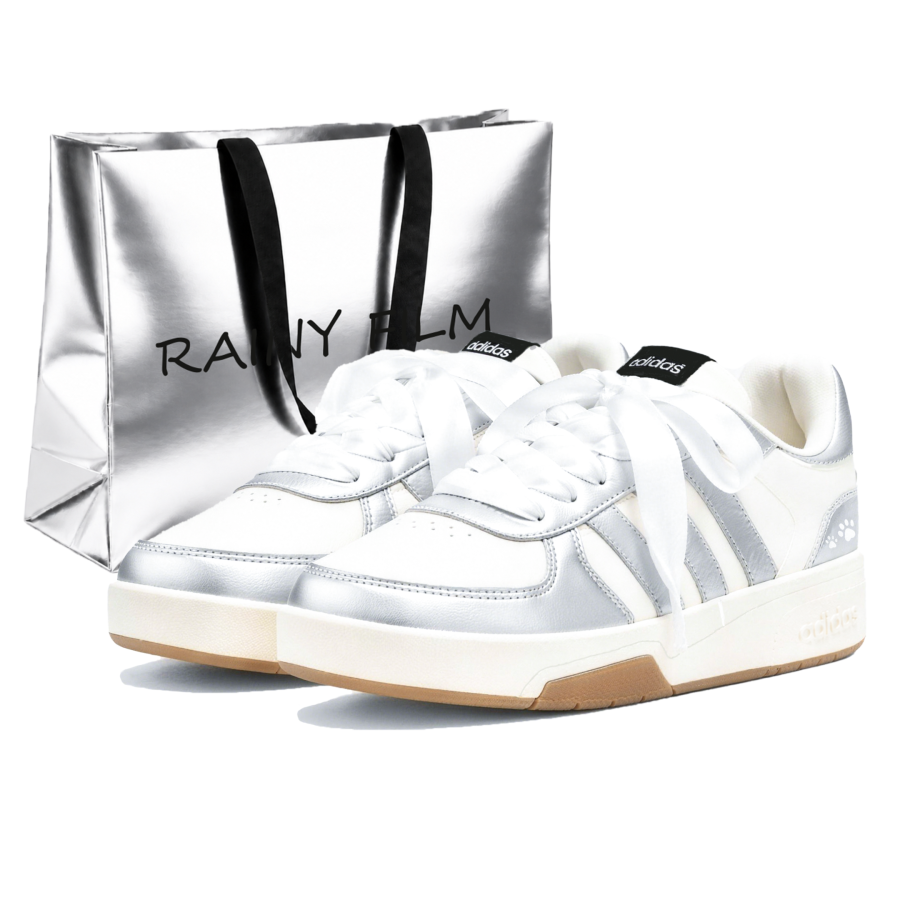 Adidas Adidas COURTBEAT Skateboard Shoes Unisex Low Top Silver